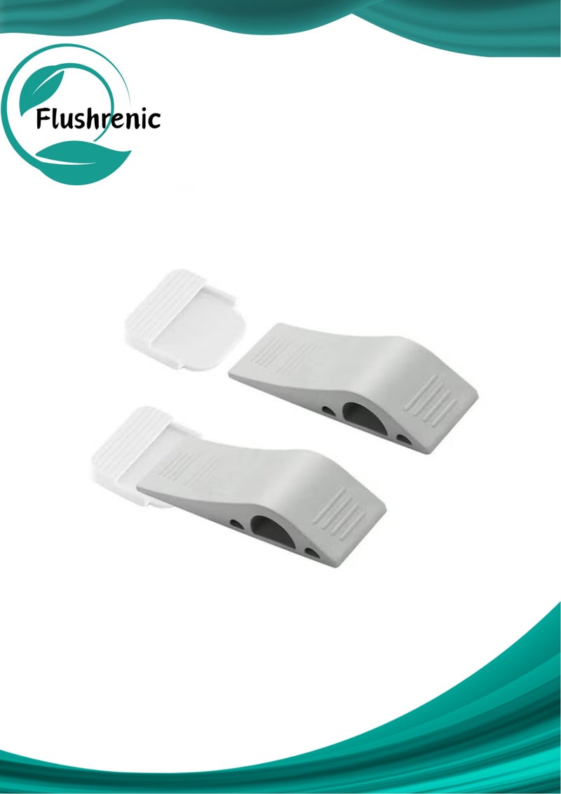 فلوشرينيك 2 . حاسوب شخصي الباب المحدد ، إسفين باب الأمان ، الثقيلة المطاط الباب توقف - Image 1